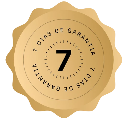 Selo de garantia de 7 dias